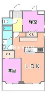 千葉県千葉市中央区千葉寺町【マンション】の間取り