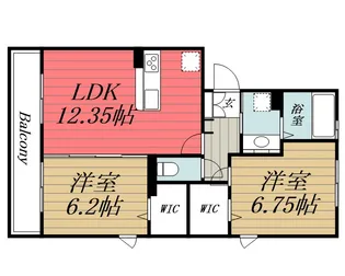千葉県成田市飯仲【アパート】の間取り