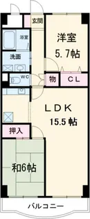 ペルシェール西葛西【10階】の間取り