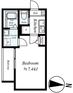 グラデュス相武台前【2階】の間取り