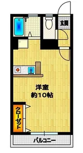 パークハウスカワイ【1階】の間取り