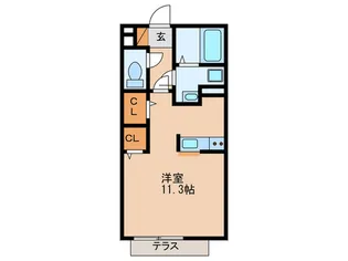 グランパルクA棟【1階】の間取り