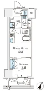 ベルファース神田神保町【8階】の間取り