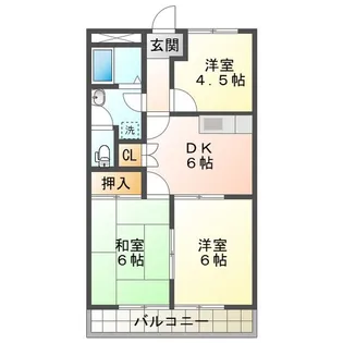 ウイングパレス【2階】の間取り