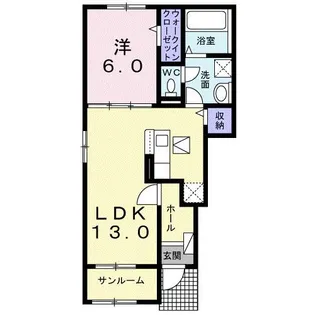 大山ニューライズ II【1階】の間取り