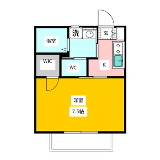 サニーパレス【1階】の間取り