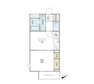 WELL House 東大井A【3階】の間取り