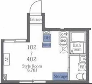 東京都大田区蒲田1【マンション】の間取り