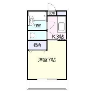 加納ビル A棟【1階】の間取り