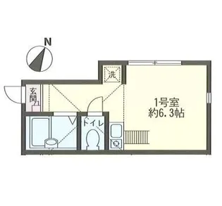神奈川県横浜市西区境之谷【アパート】の間取り