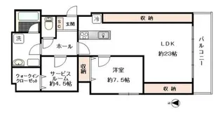 神奈川県横浜市神奈川区台町【マンション】の間取り