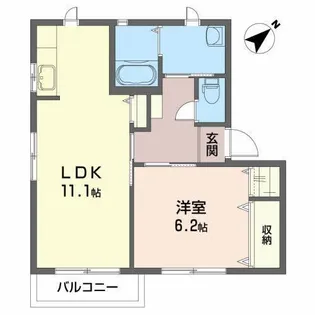 グランセレッソ F【1階】の間取り