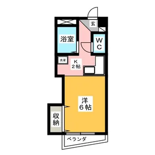 レ・ゾワゾー【3階】の間取り