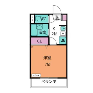ウッディハウス【1階】の間取り