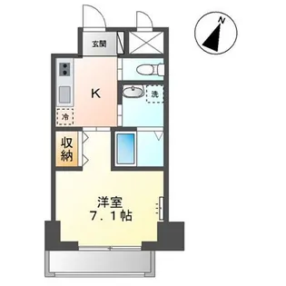 ビアン くすのき台【5階】の間取り