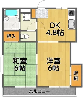 神奈川県座間市ひばりが丘5【マンション】の間取り