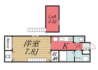 千葉県千葉市中央区矢作町【アパート】の間取り