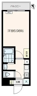 伏見マンション【3階】の間取り