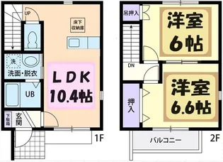 昭きんホーム B【2階】の間取り