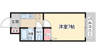 ノルデンハイム淡路【2階】の間取り