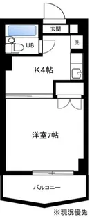 厚木メゾンドパンセ【5階】の間取り