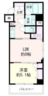 日神デュオステージ新中野【1階】の間取り