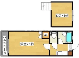 リファレンス企救丘A【2階】の間取り