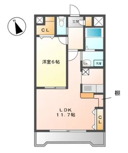 ビクトリア浄水【2階】の間取り