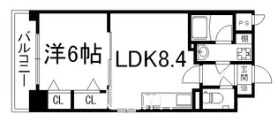 プラネシア星の子京都駅前西【8階】の間取り