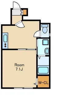 東京都中野区大和町1【アパート】の間取り