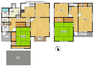 神奈川県川崎市多摩区菅仙谷2【一戸建】の間取り