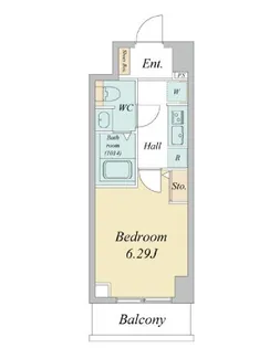 グランカーサさいたま新都心【7階】の間取り