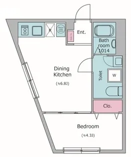 ラクラス中野弥生町【1階】の間取り