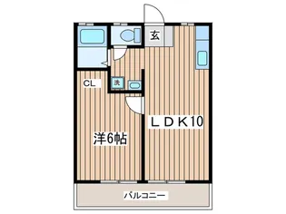 山田コ-ポ【2階】の間取り