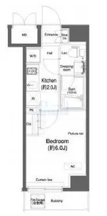 プラウドフラット小石川【9階】の間取り