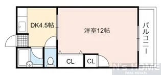 大阪府大阪市城東区蒲生1【マンション】の間取り