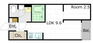 M Terrace江波二本松【2階】の間取り