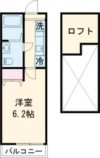 アザーレ・キュリオス柿生【1階】の間取り