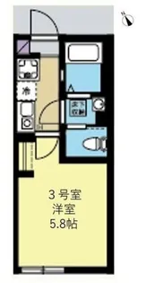 ビブロポート溝の口【2階】の間取り
