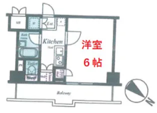 東京都大田区下丸子2【マンション】の間取り