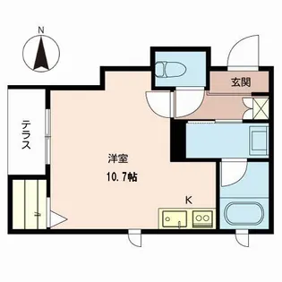 シャーメゾン高倉高辻【1階】の間取り