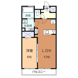 サンボナール【3階】の間取り