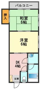 東京都江戸川区北篠崎2【マンション】の間取り