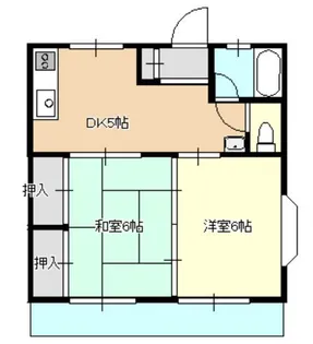 岡山県岡山市南区築港新町1【アパート】の間取り