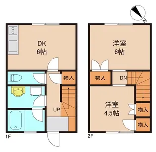千葉県市川市行徳駅前2【一戸建】の間取り