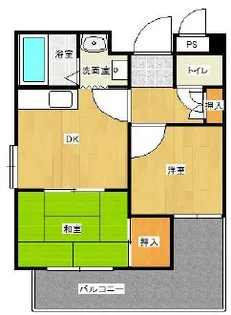 レクシア九条【3階】の間取り