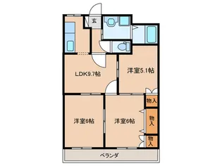 グランド-ル佐渡【2階】の間取り