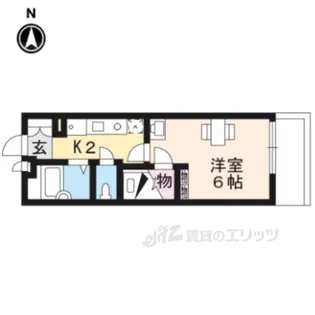 レオパレス青嶺【1階】の間取り