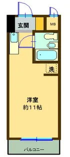 マナハウスウミベ【3階】の間取り