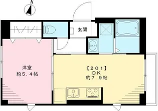 東京都杉並区高円寺南1【マンション】の間取り
